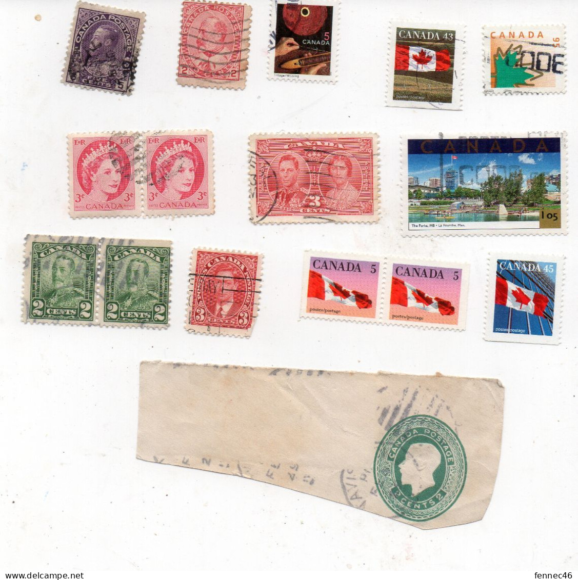 * Lot De 15 Timbres Oblitérés  Du CANADA - Andere & Zonder Classificatie