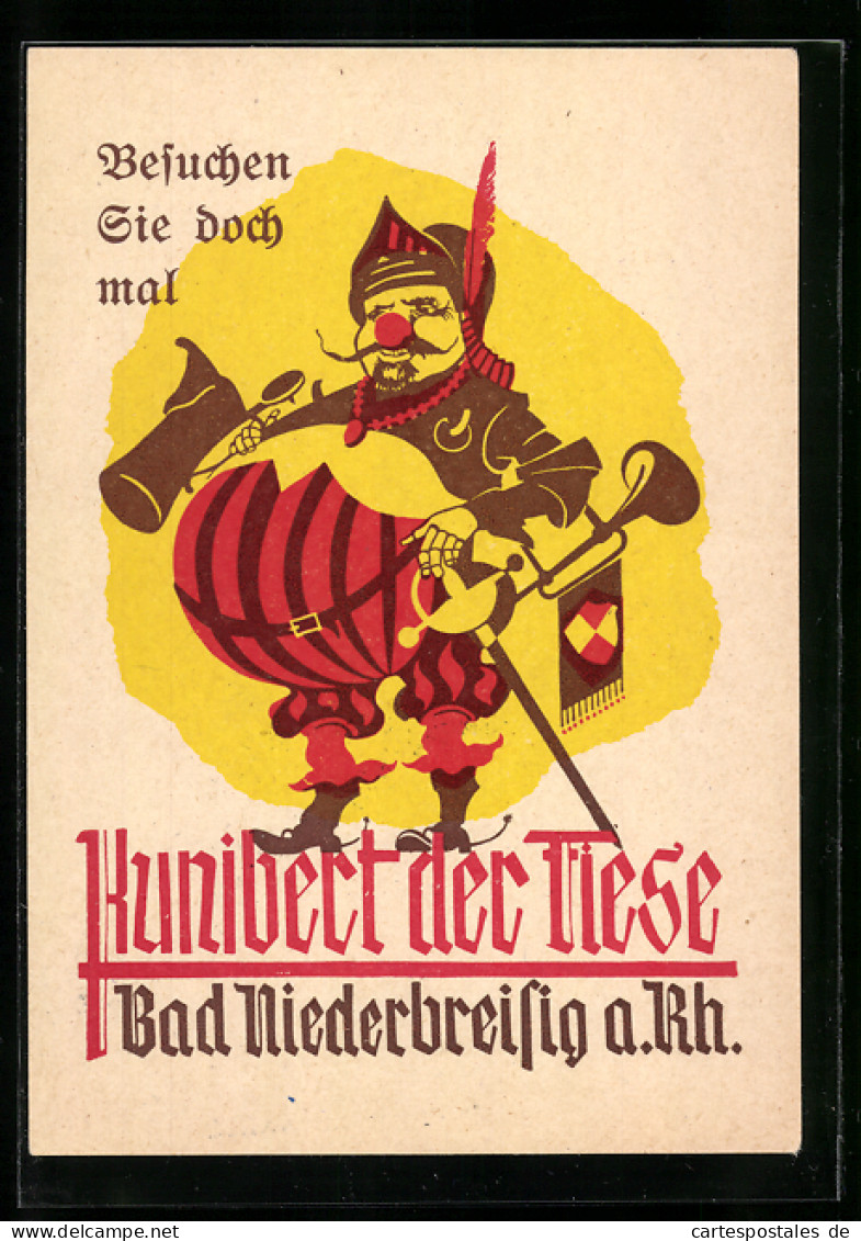 AK Bad Niederbreisig A. Rh., Gasthaus Kunibert Der Fiese  - Other & Unclassified
