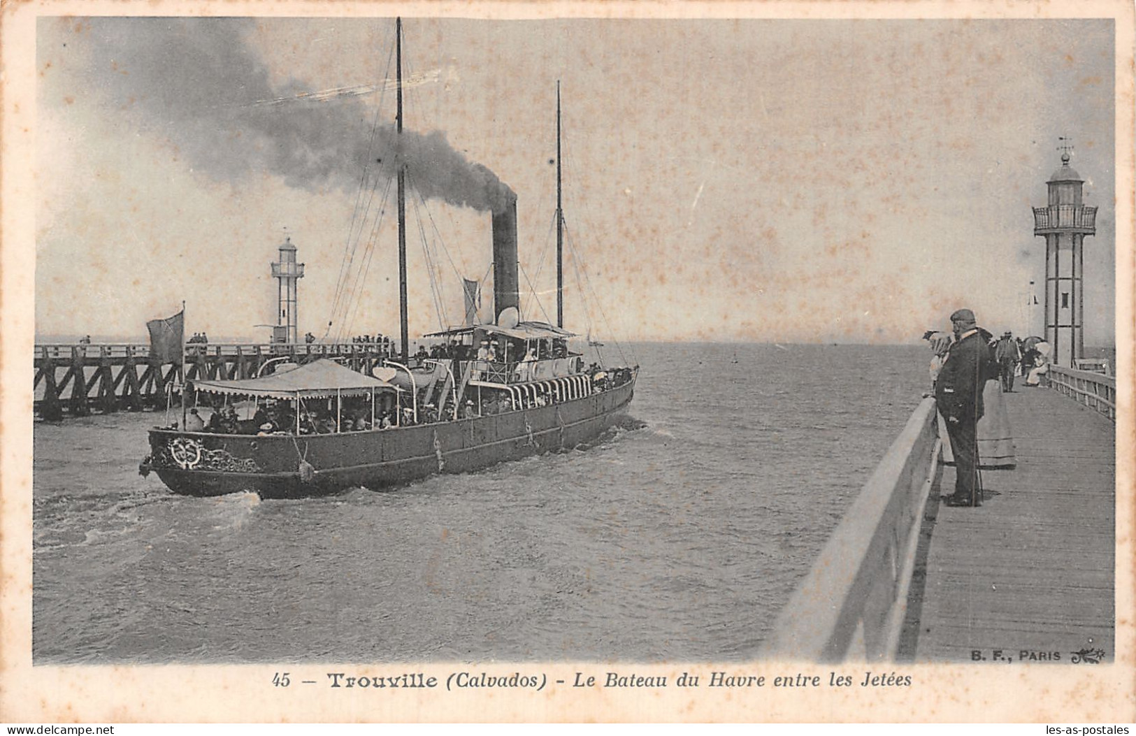 14 TROUVILLE LE BATEAU DU HAVRE - Trouville