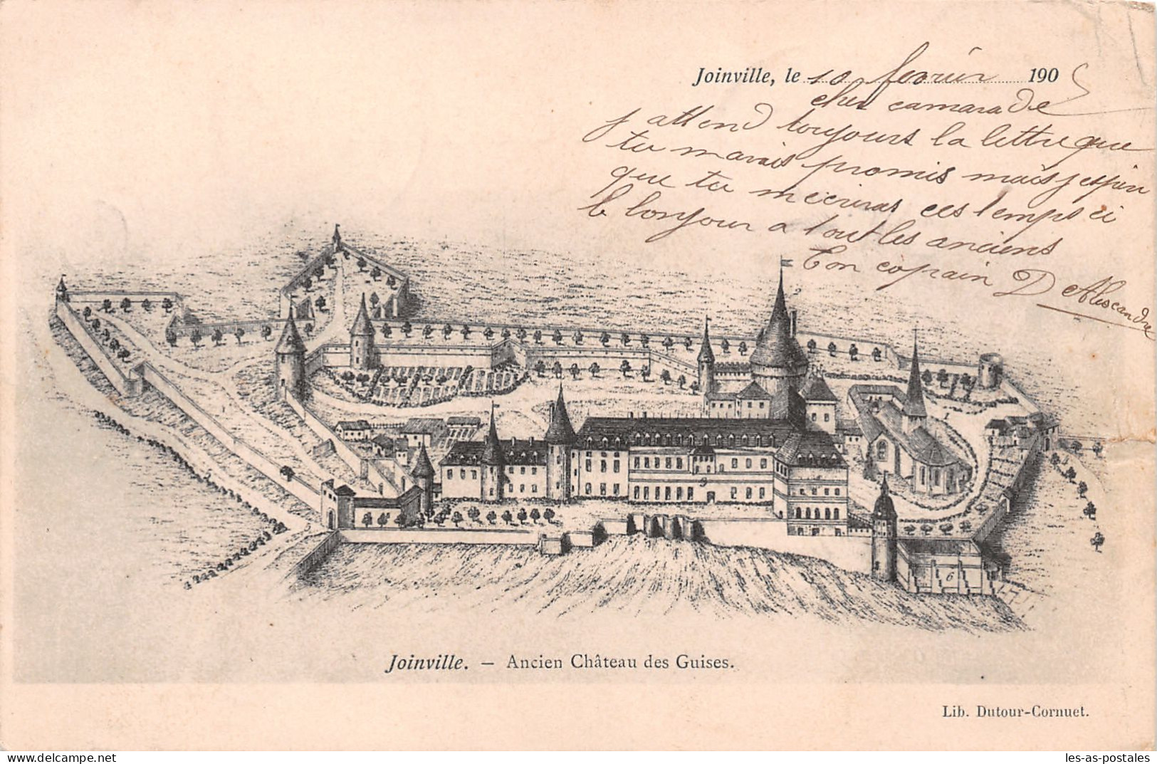 52 JOINVILLE CHATEAU DES GUISES - Joinville