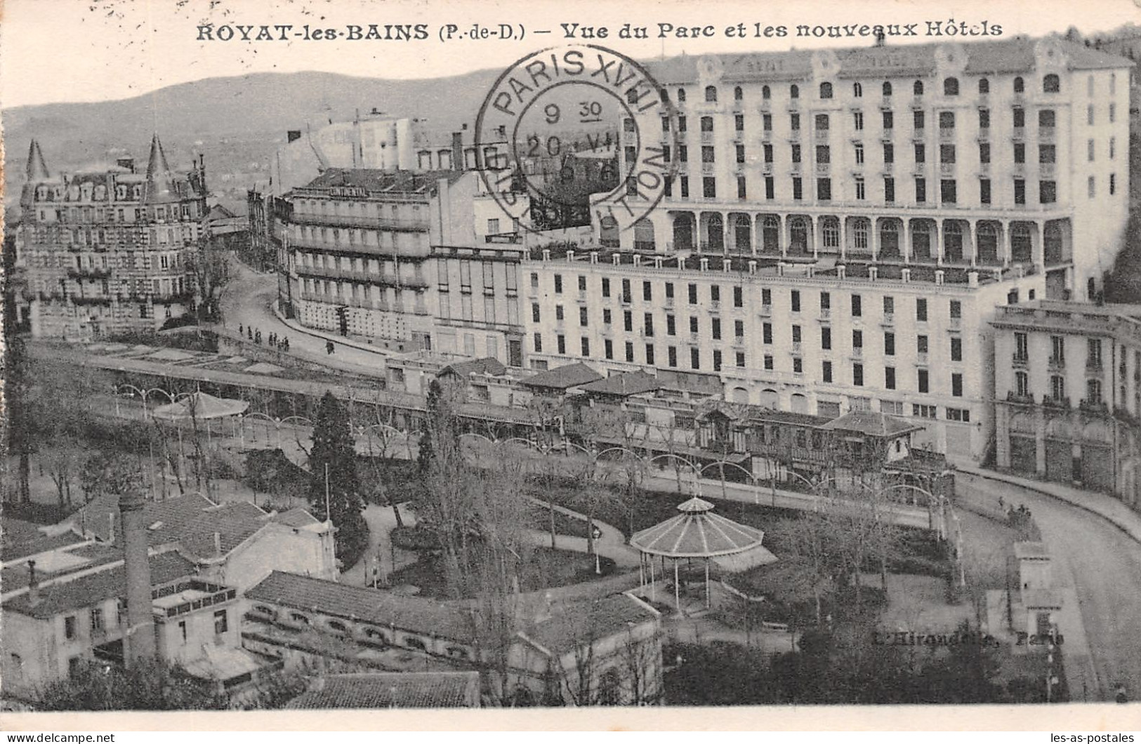 63 ROYAT LES BAINS NOUVEAUX HOTEL - Royat