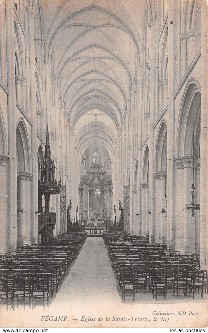 76 FECAMP EGLISE DE LA SAINTE TRINITE - Fécamp