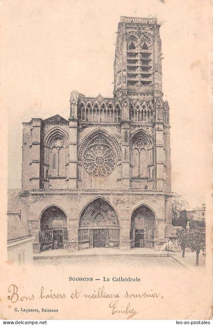 2 SOISSONS LA CATHEDRALE - Soissons