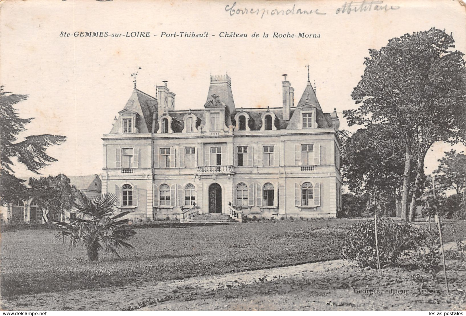 49 SAINTE GEMMES SUR LOIRE PORT THIBAULT CHATEAU DE LA ROCHE MORNA - Altri & Non Classificati