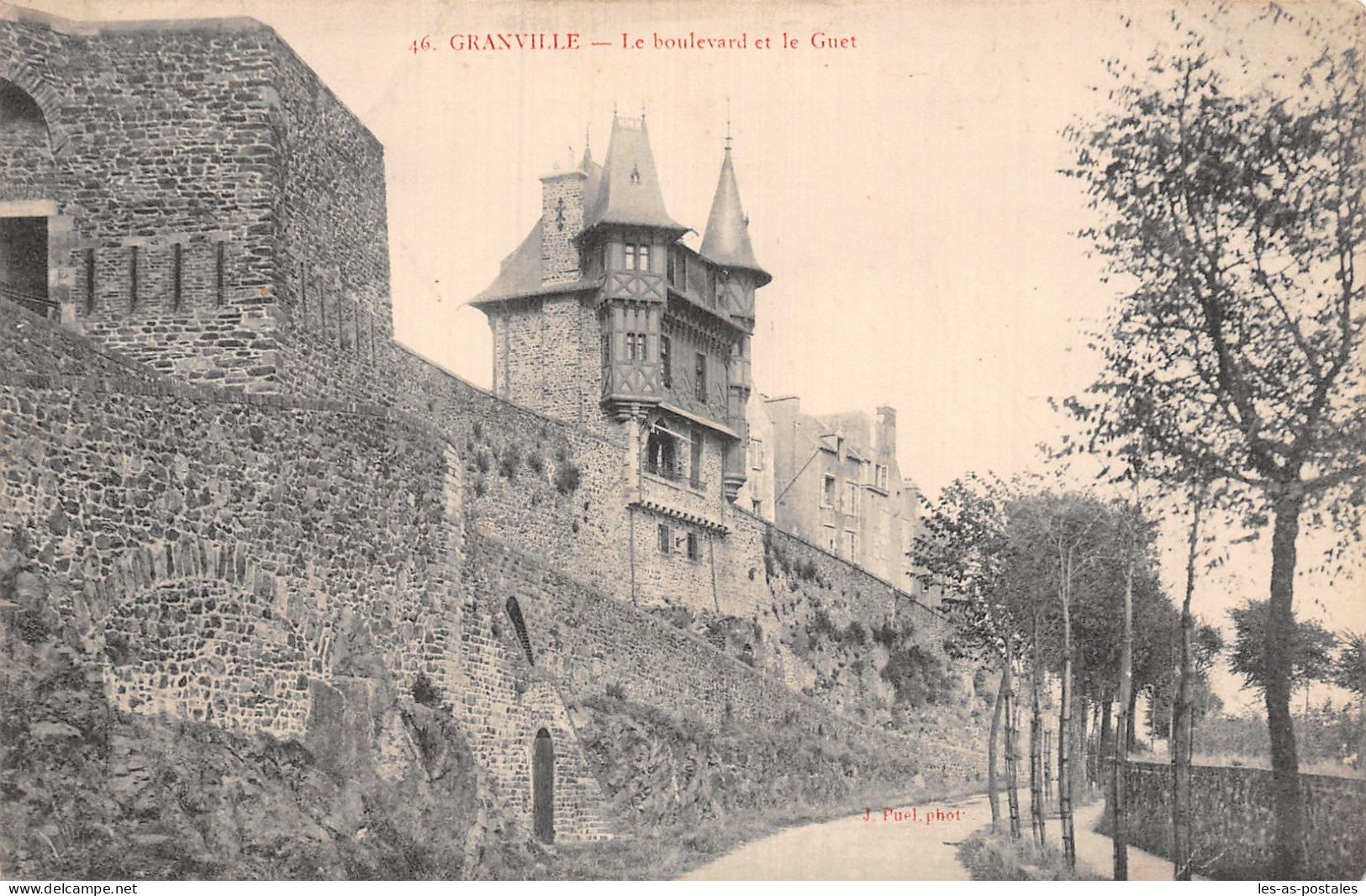 50 GRANVILLE LE BOULEVARD ET LE GUET - Granville