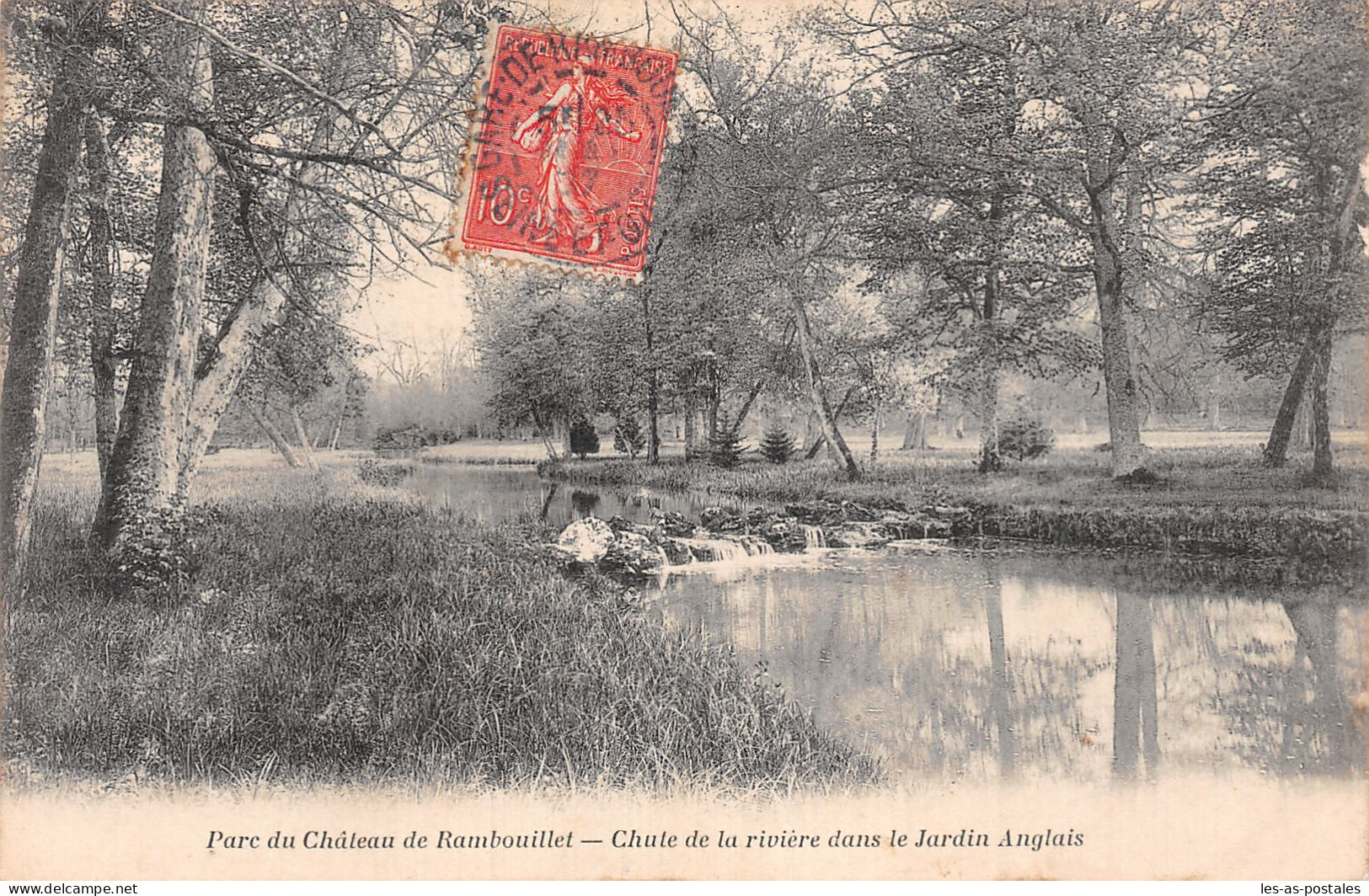 78 RAMBOUILLET LE CHÂTEAU CHUTE DE LA RIVIERE - Rambouillet (Kasteel)