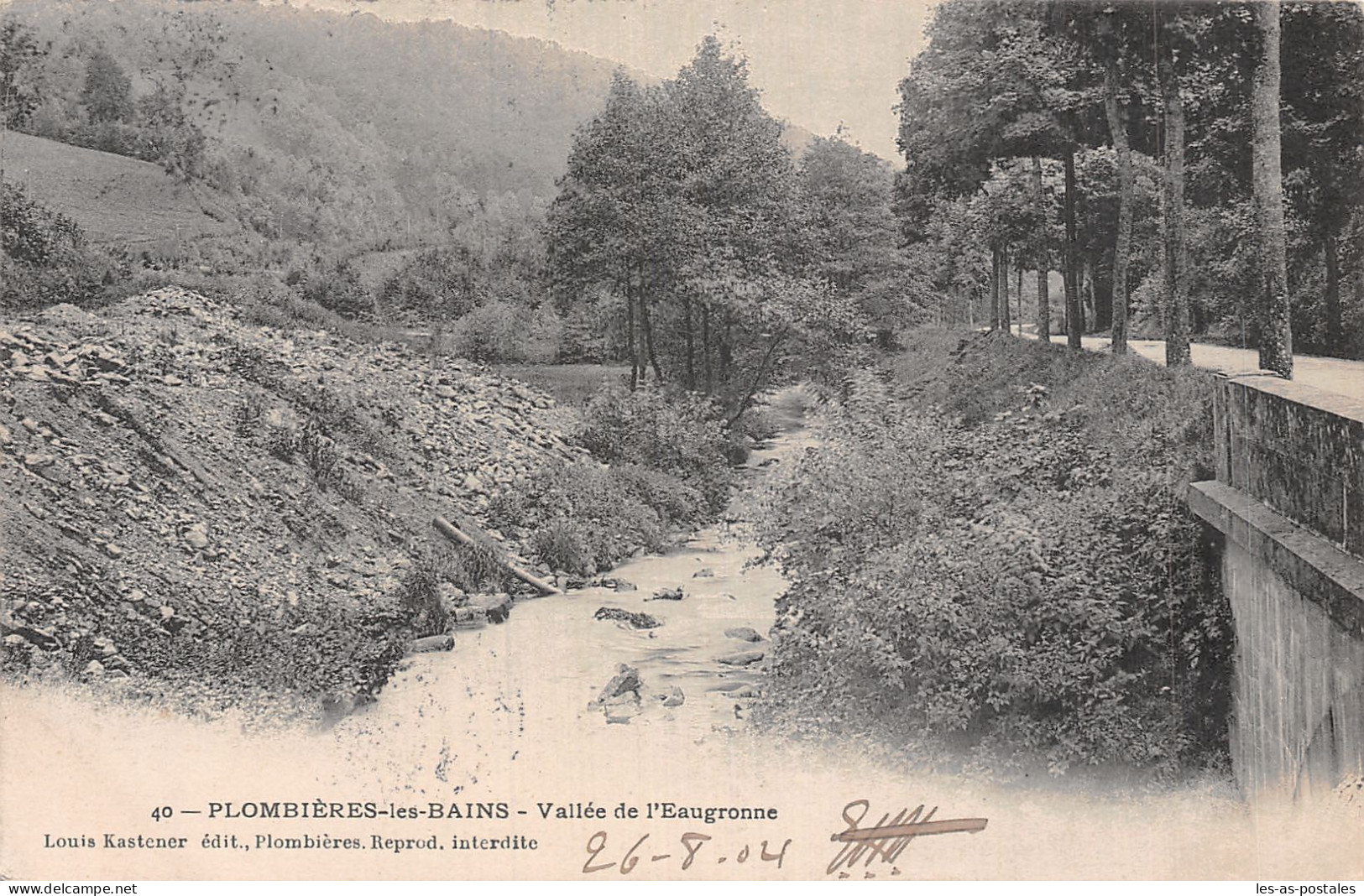 88 PLOMBIERE LES BAINS BALLEE DE L EAUGRONNE - Plombieres Les Bains