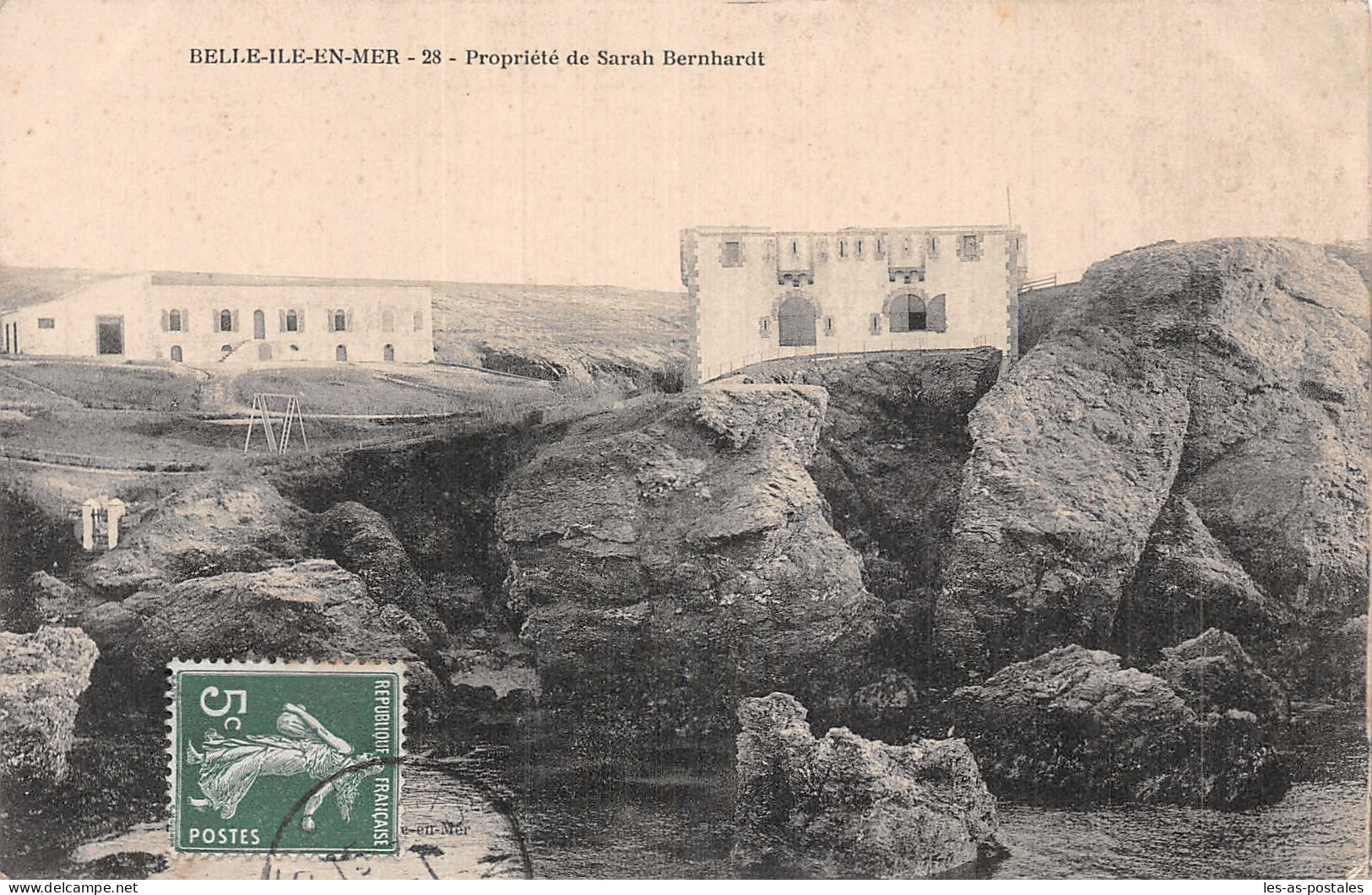 56 BELLE ILE EN MER PROPRIETE DE SARAH BERNHARDT - Belle Ile En Mer