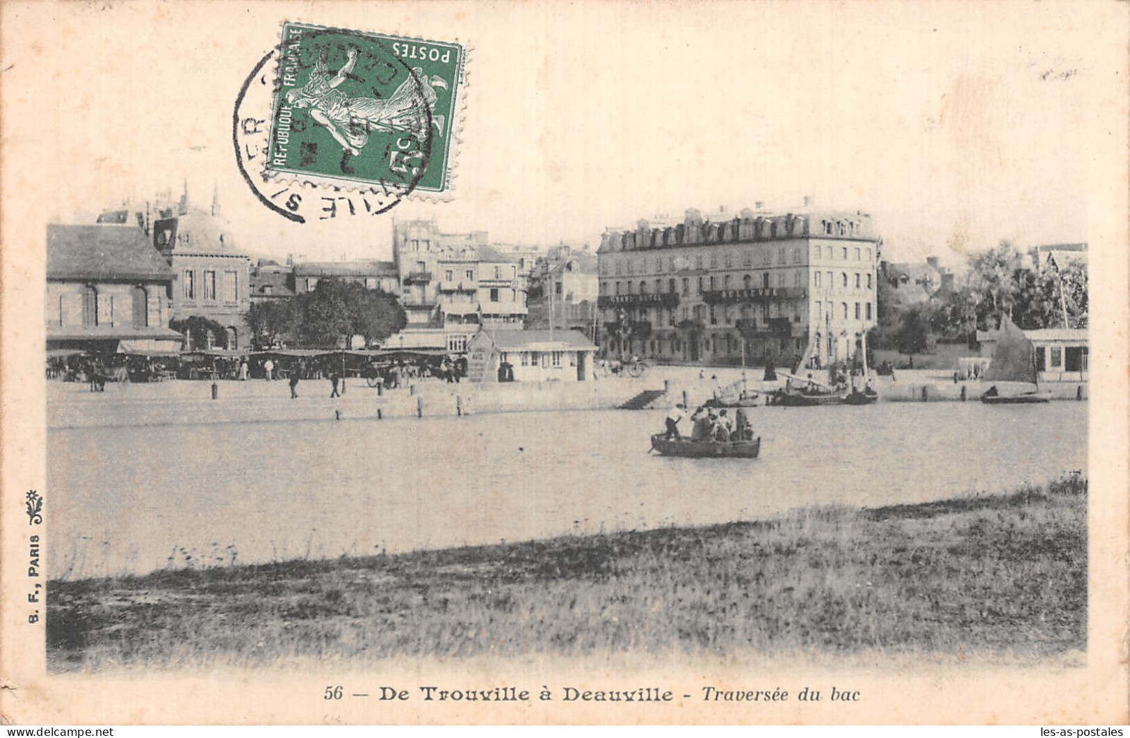 14 TROUVILLE A DEAUVILLE TRAVERSEE DU BAC - Trouville