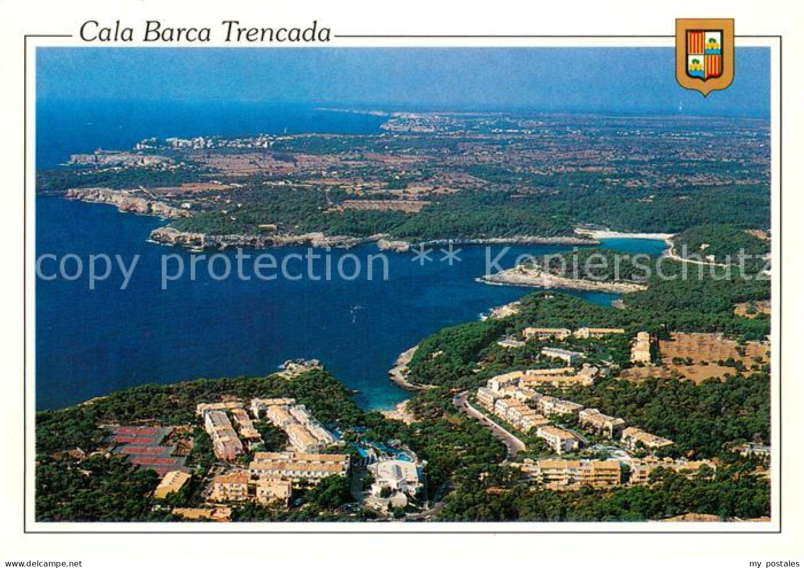 73742059 Mallorca Cala Barca Trencada Fliegeraufnahme Mallorca - Andere & Zonder Classificatie