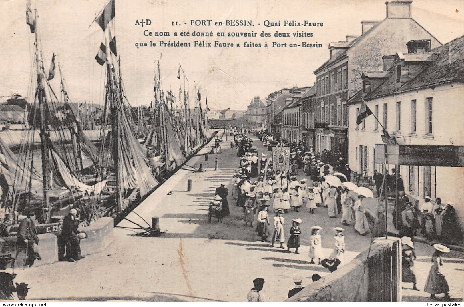 14 PORT EN BESSIN QUAI FELIX FAURE - Port-en-Bessin-Huppain