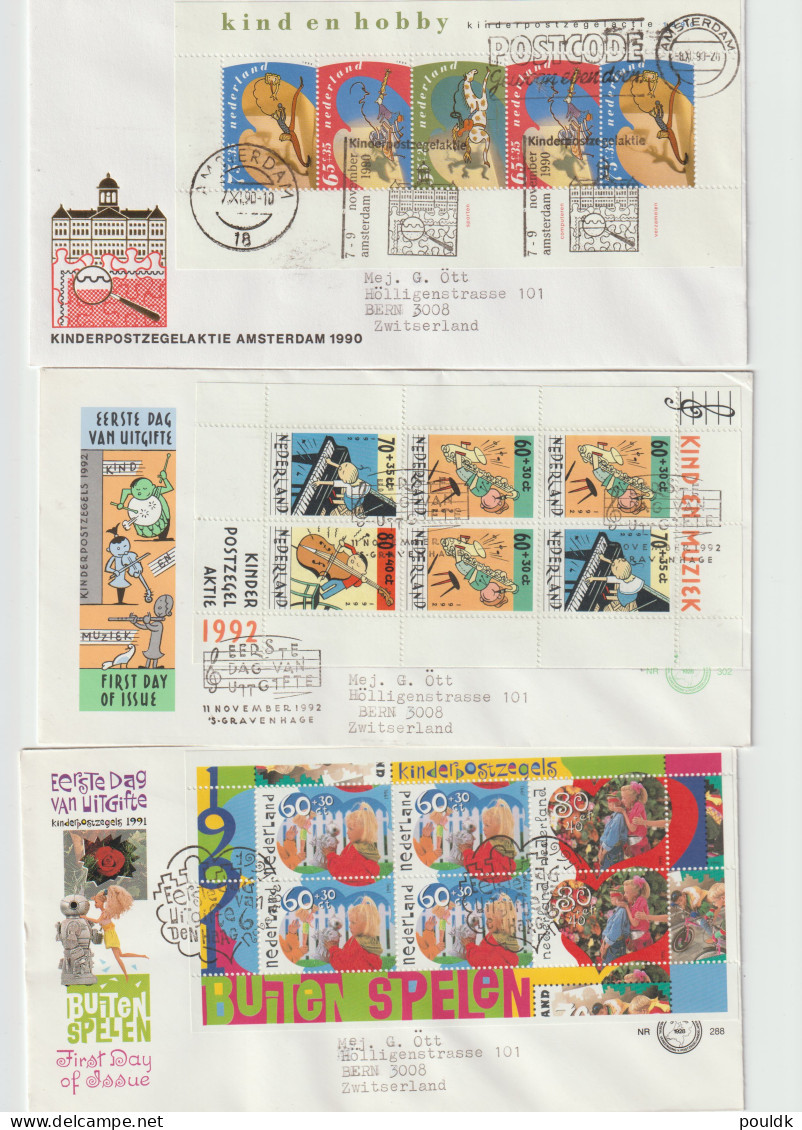 Ten Covers Franked With Souvenir Sheets. Postal Weight 0,099 Kg. Please Read Sales Conditions Under Image Of - Sammlungen (ohne Album)