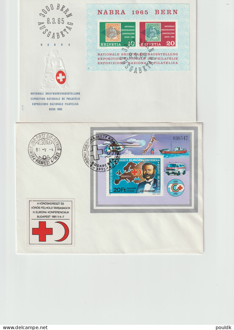 Ten Covers Franked With Souvenir Sheets. Postal Weight 0,099 Kg. Please Read Sales Conditions Under Image Of - Sammlungen (ohne Album)