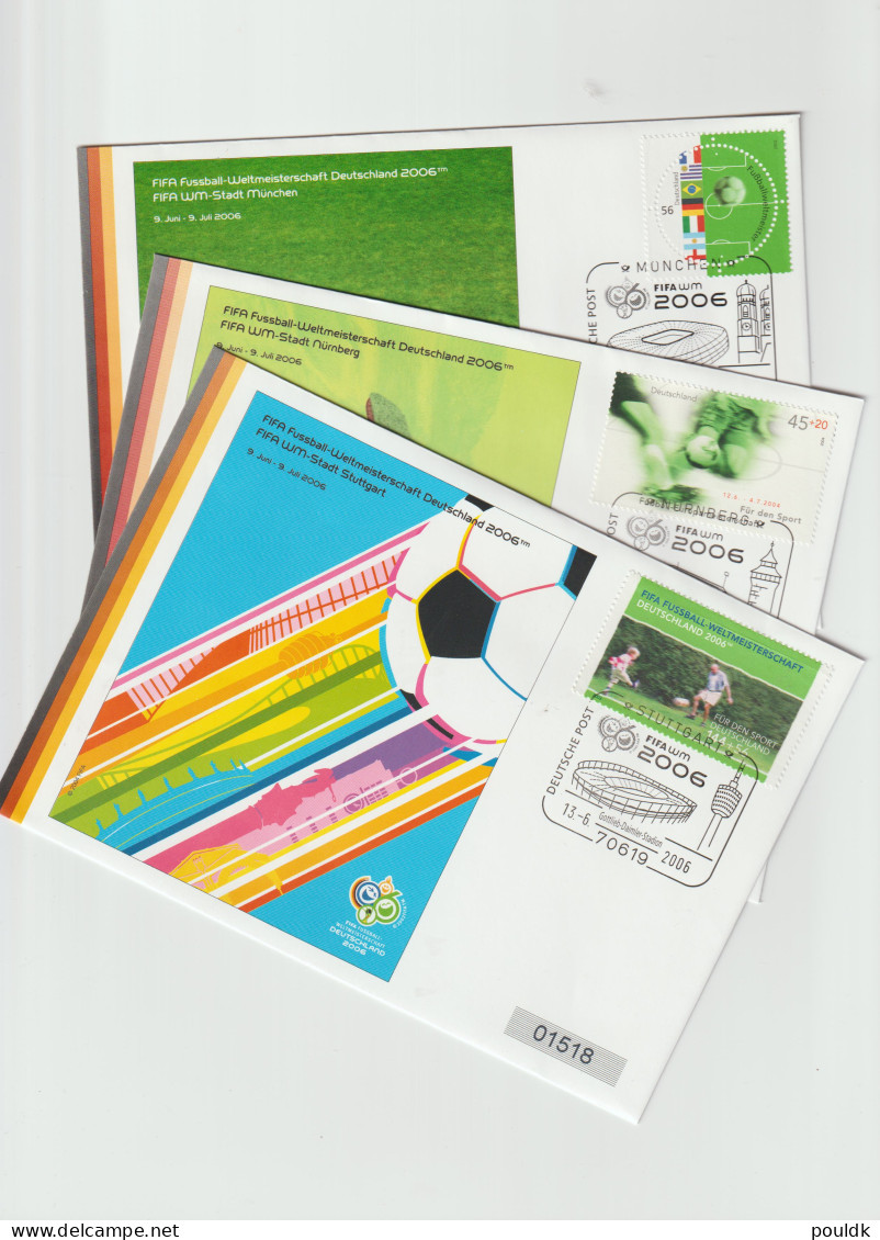 FIFA World Cup In Football 2006: Ten Covers From Germany. Postal Weight 0,099 Kg. Please Read Sales Conditions - 2006 – Germania