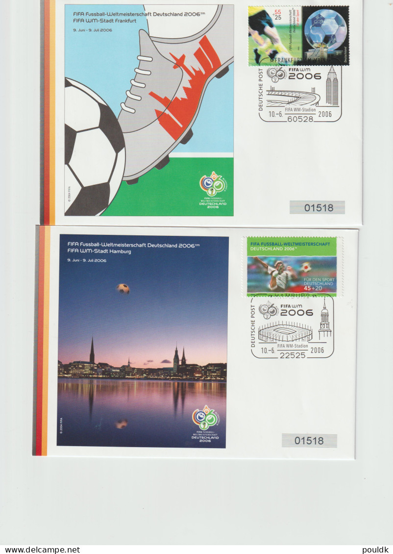 FIFA World Cup In Football 2006: Ten Covers From Germany. Postal Weight 0,099 Kg. Please Read Sales Conditions - 2006 – Germania