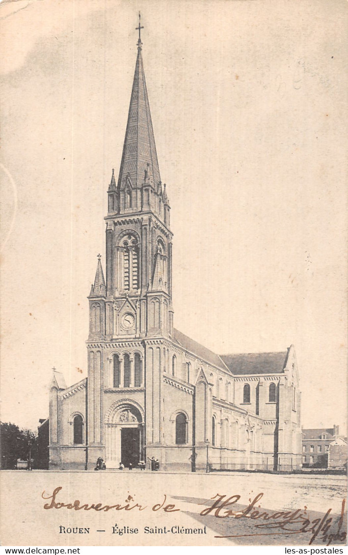 76 ROUEN L EGLISE SAINT CLEMENT - Rouen