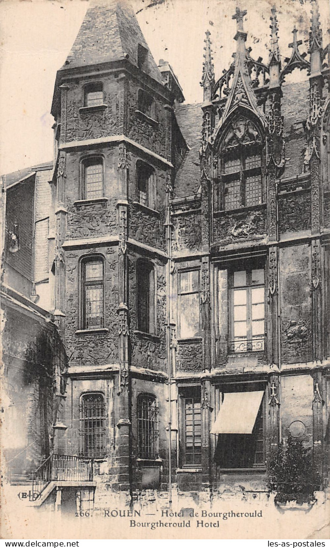 76 ROUEN HOTEL DE BOURGTHEROULD - Rouen