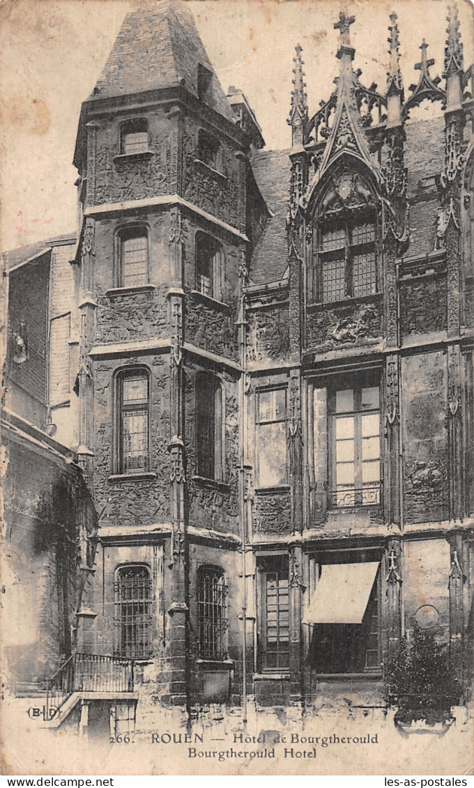 76 ROUEN HOTEL DE BOURGTHEROULD - Rouen