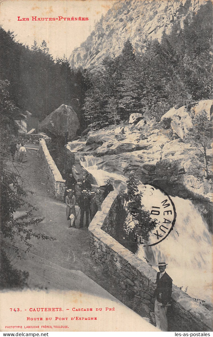 65 CAUTERETS CASCADE DU PRE - Cauterets