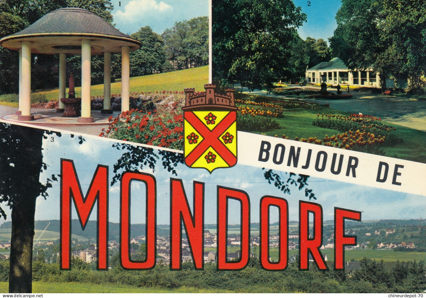 GRAND DUCHE DU LUXEMBOURG   MONDORF  MULTIVUE - Bad Mondorf