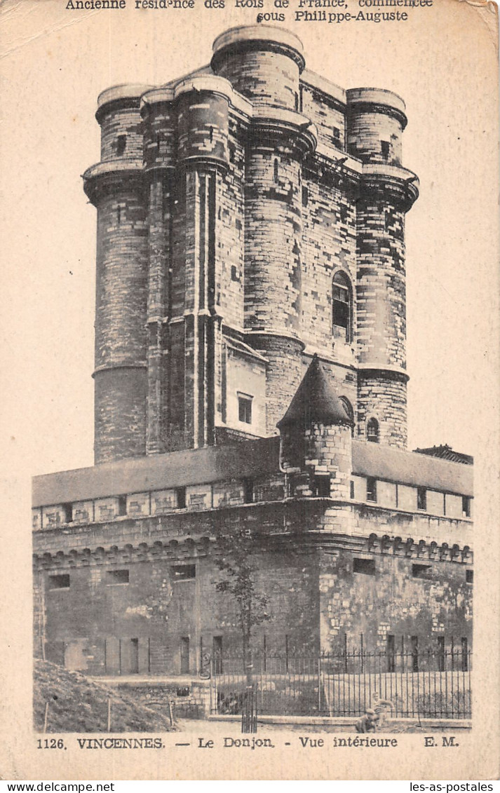 94 VINCENNES LE DONJON - Vincennes