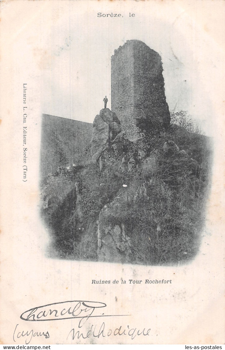 81 SOREZE RUINES DE LA TOUR ROCHEFORT - Other & Unclassified