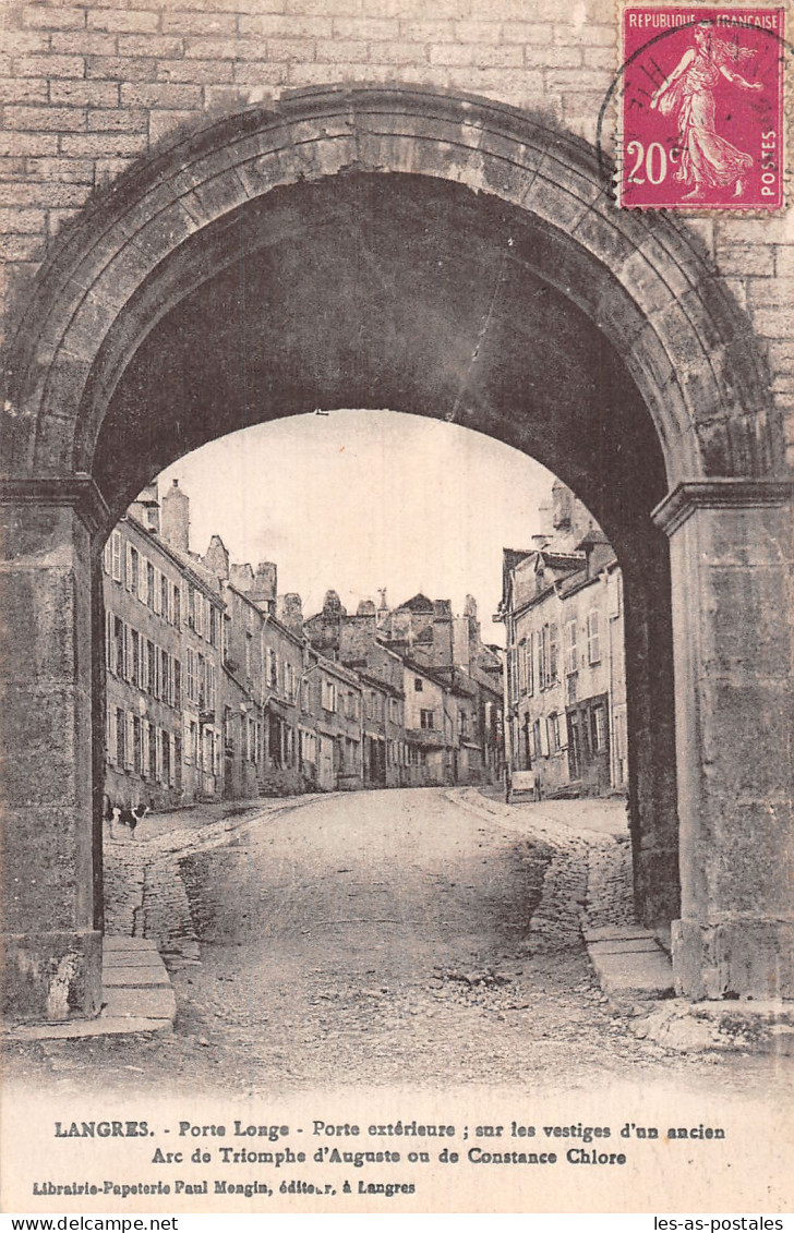 52 LANGRES PORTE LONGE - Langres