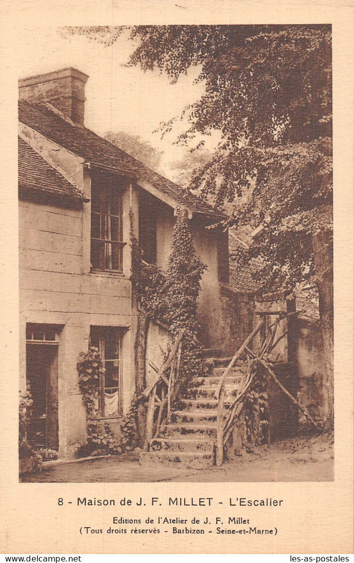 77 BARBIZON MAISON DE JF MILLET - Barbizon