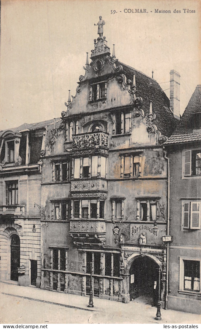 68 COLMAR MAISON DES TETES - Colmar