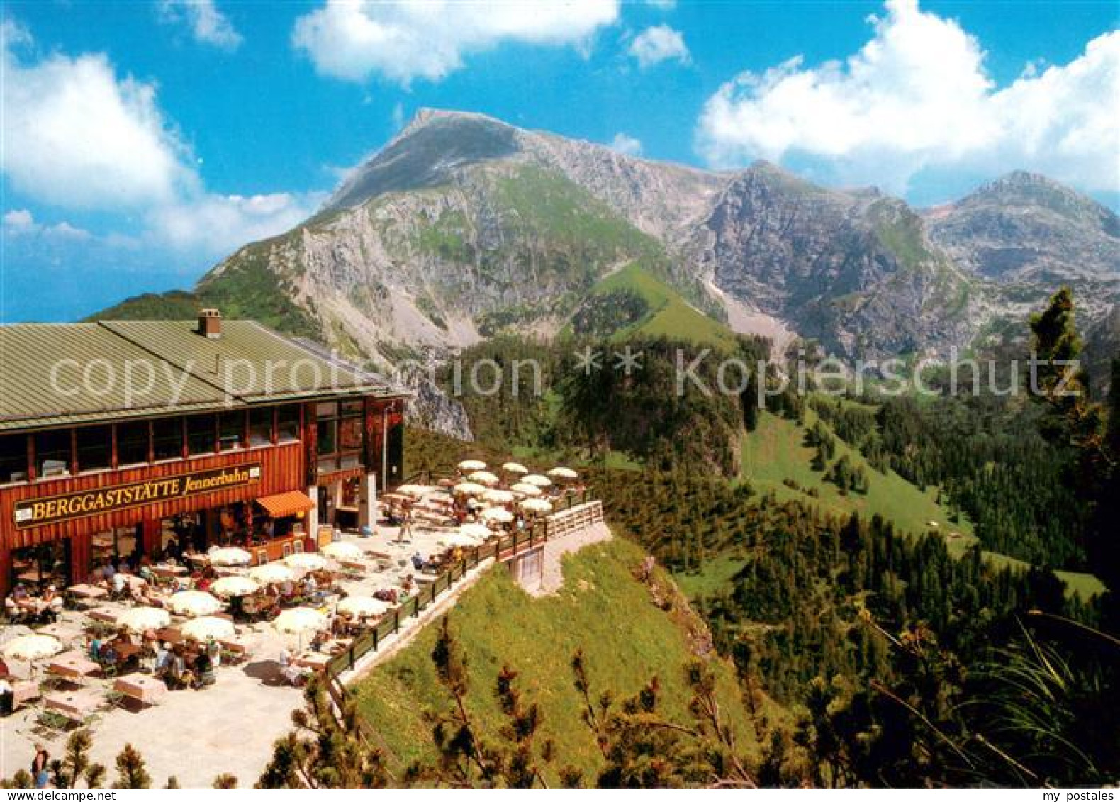 73742006 Berchtesgaden Berggaststaette Jennerbahn Mit Schneibstein Berchtesgaden - Berchtesgaden