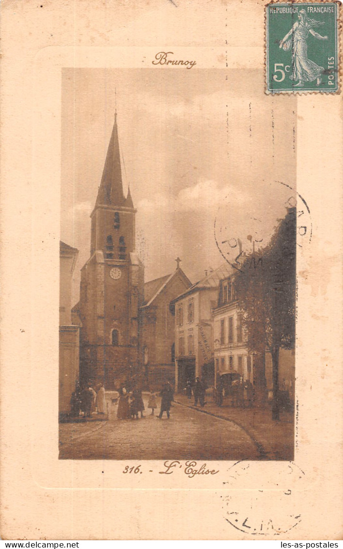 91 BRUNOY L EGLISE - Brunoy