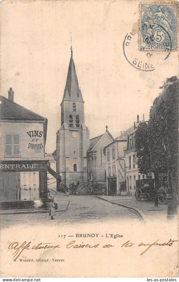 91 BRUNOY L EGLISE - Brunoy