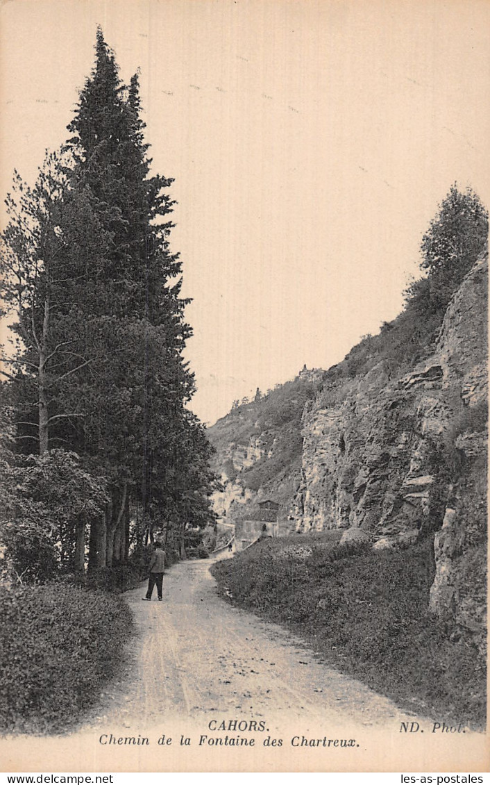 46 CAHORS FONTAINE DES CHARTREUX - Cahors