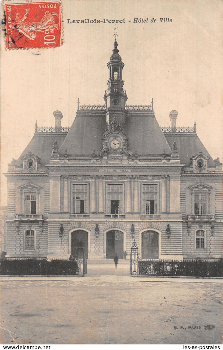 92 LEVALLOIS PERRET L HOTEL DE VILLE - Levallois Perret