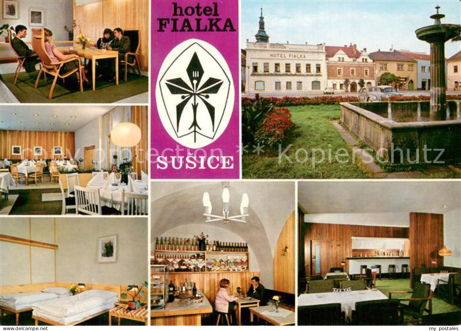 73741987 Susice CZ Hotel Fialka Gastraeume Brunnen Zimmer Bar  - Tschechische Republik