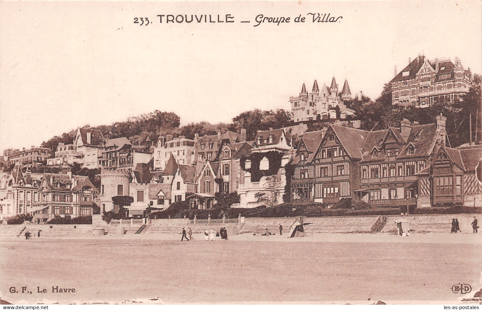 14 TROUVILLE GROUPE DE VILLAS - Trouville
