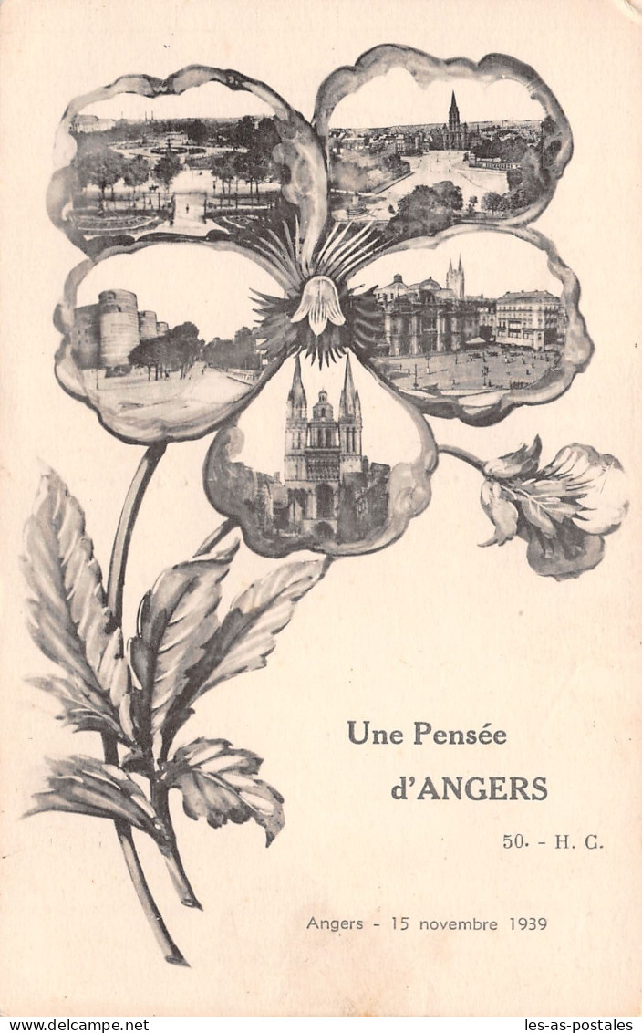 49 ANGERS UNE PENSEE - Angers