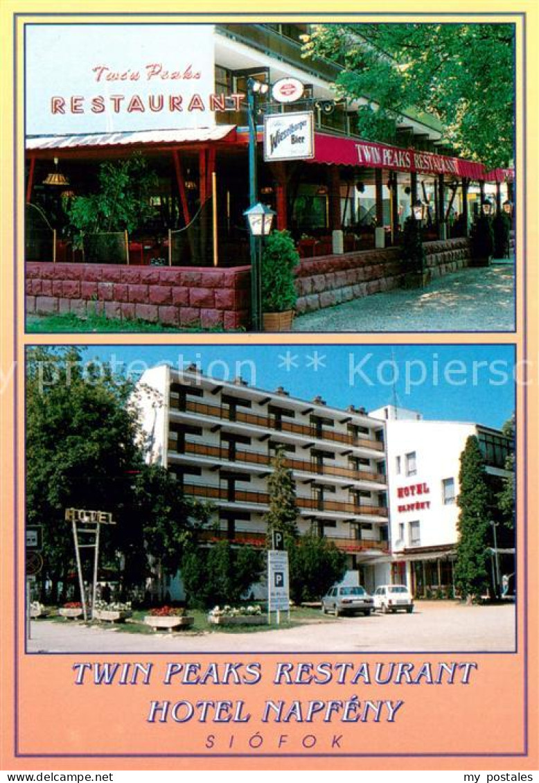 73741953 Siofok Twin Peaks Restaurant Hotel Napfeny Siofok - Ungarn