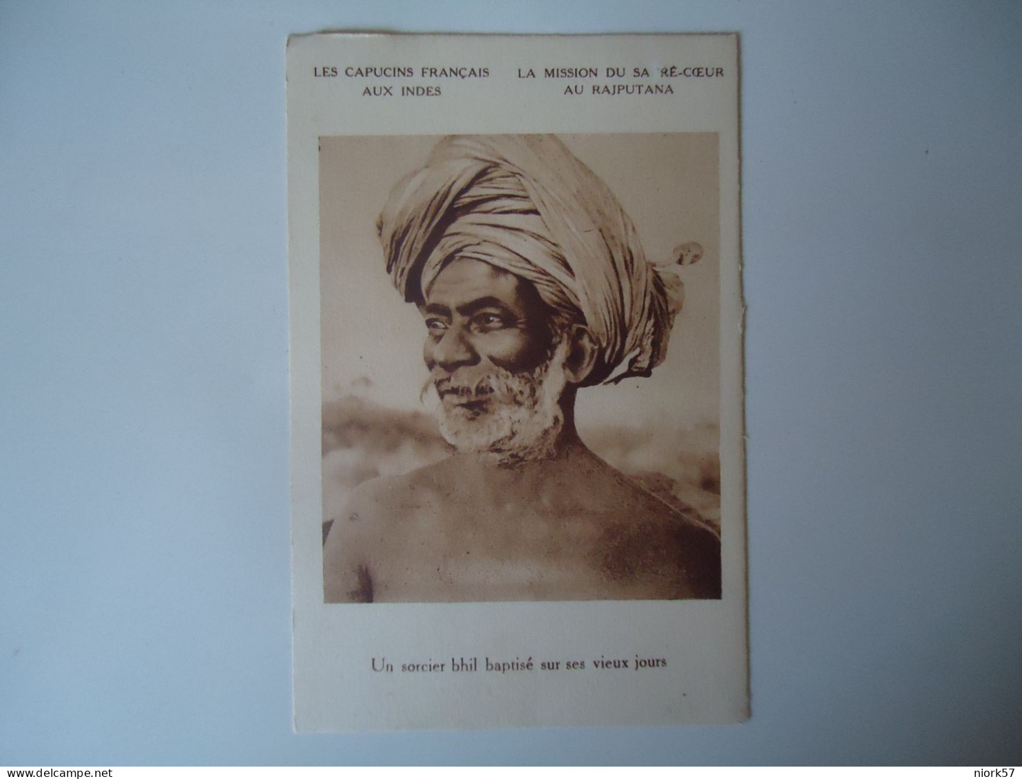 INDIA   POSTCARDS LES CAPUCINS FRANCAIS AUX INDES    FOR MORE PURHASES 10% DISCOUNT - Indien