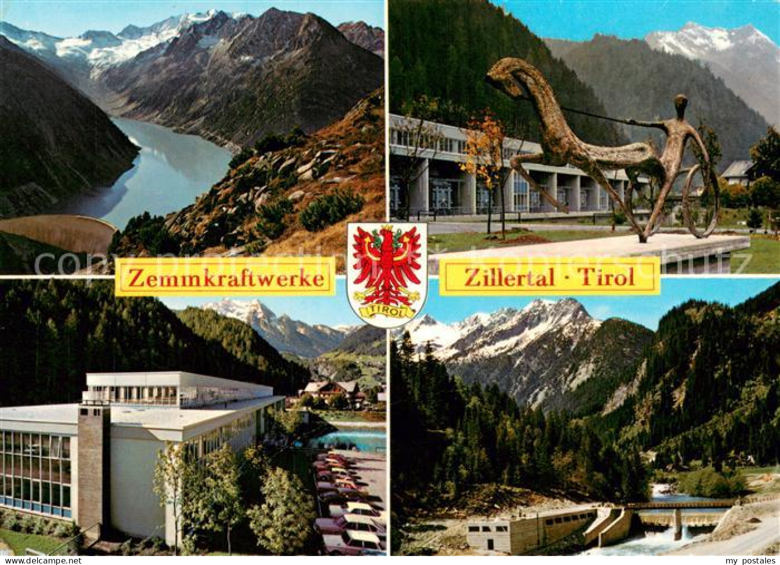 73741943 Mayrhofen Zillertal Schlegeis Stausee Mit Hochfeiler Krafthaus Mayrhofe - Other & Unclassified