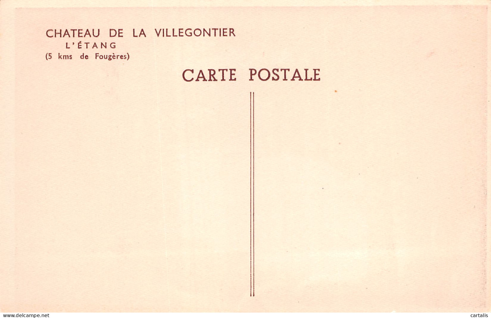 35-VILLEGONTIER-N°3785-G/0225 - Other & Unclassified