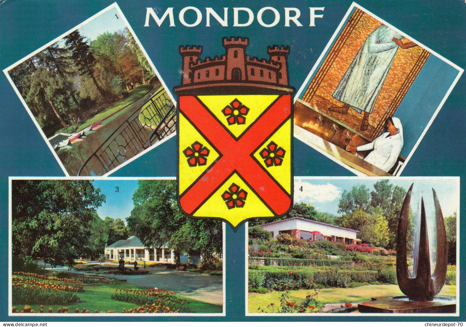 GRAND DUCHE DU LUXEMBOURG   MONDORF  MULTIVUE - Bad Mondorf