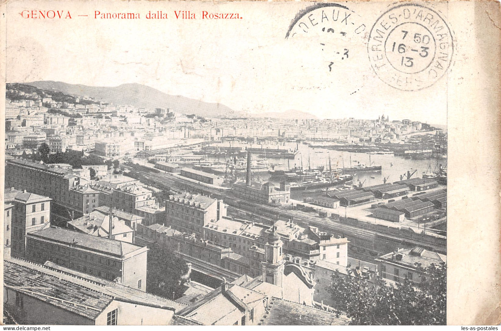 Italie GENOVA 1913 - Genova (Genua)