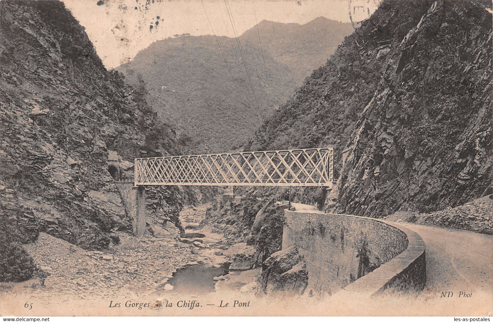 ALGERIE BLIDA LES GORGES DE LA CHIFFA LE PONT - Blida