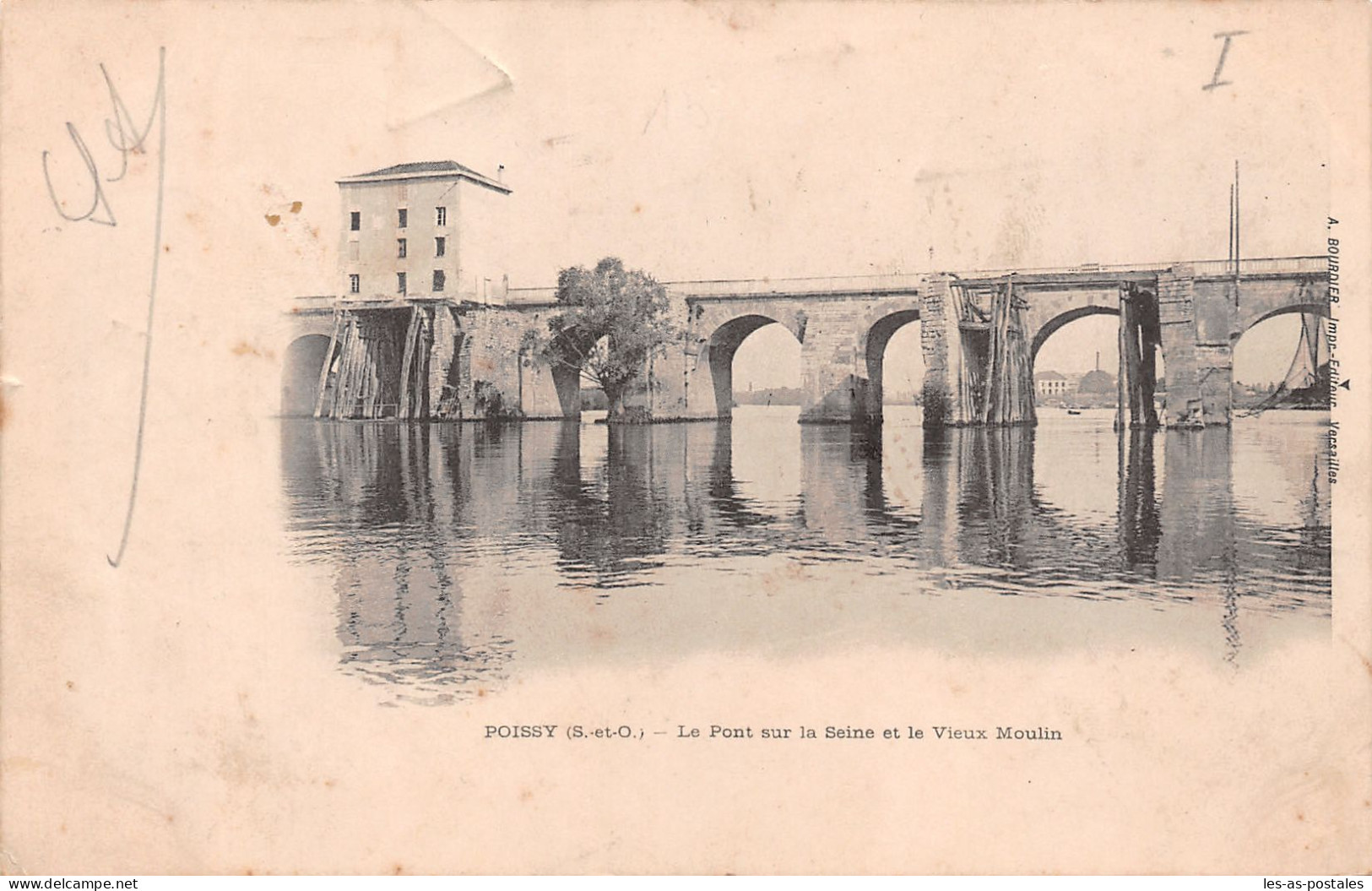 78 POISSY VIEUX MOULIN TAXE - Poissy