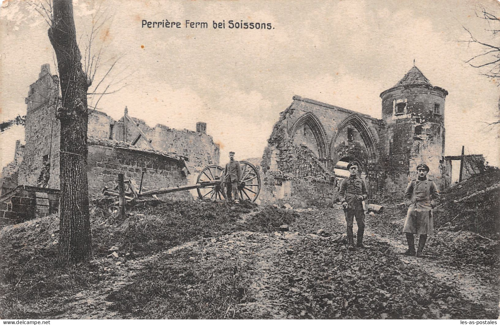 2 SOISSONS CACHET MILITAIRE - Soissons