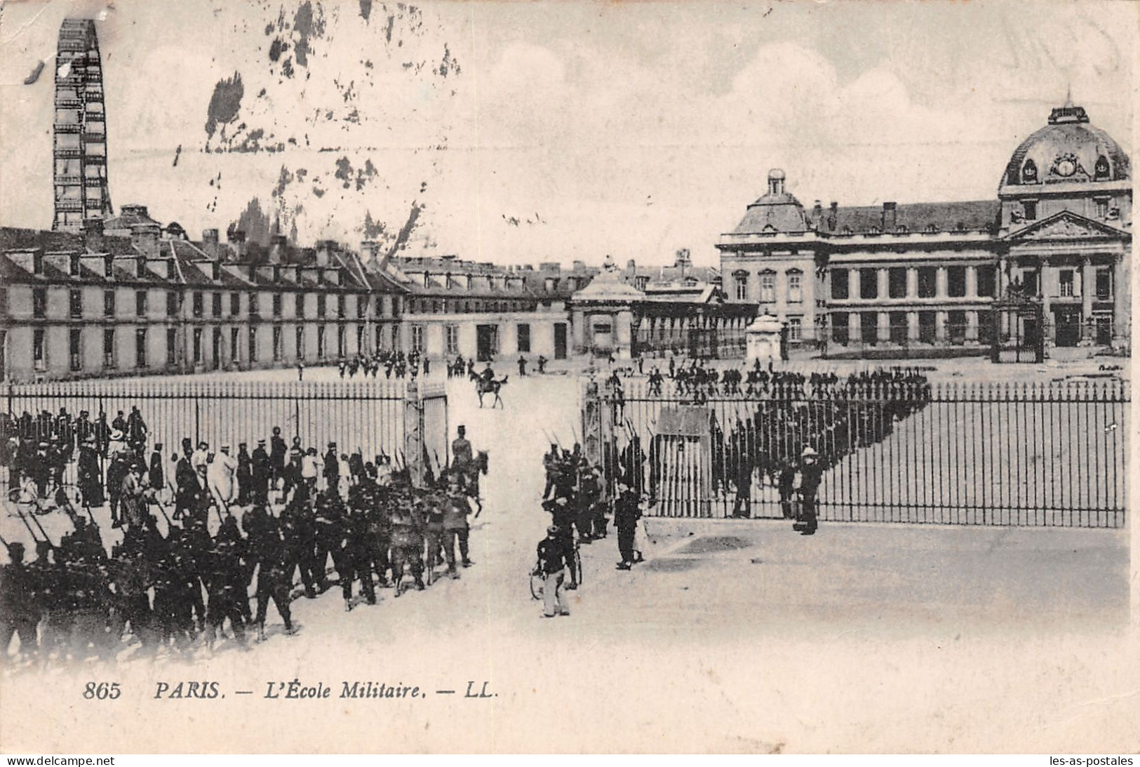 75 PARIS ECOLE MILITAIRE CACHET PARIS 43 - Viste Panoramiche, Panorama