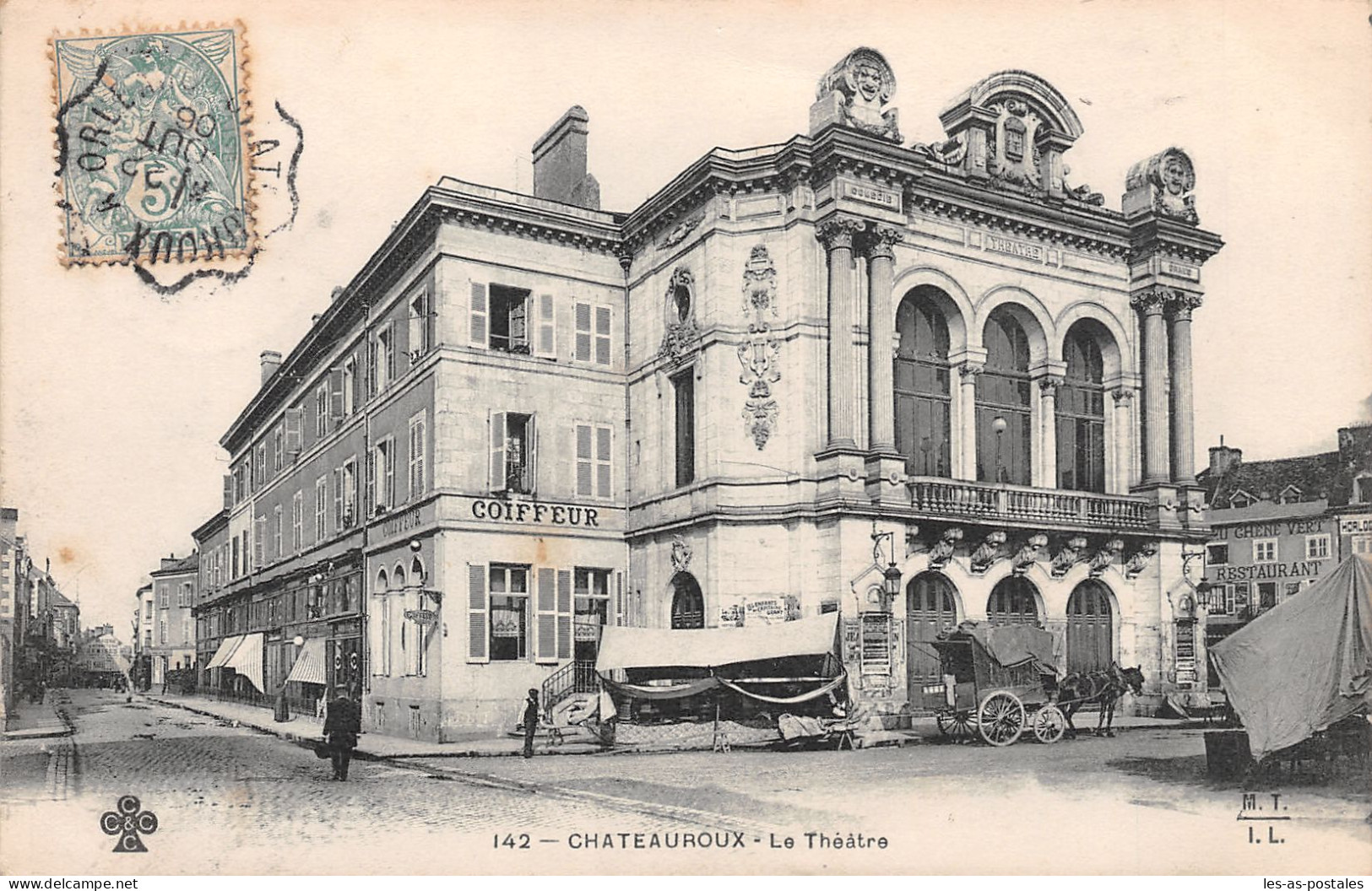 36 CHATEAUROUX LE THEATRE TAXE - Chateauroux