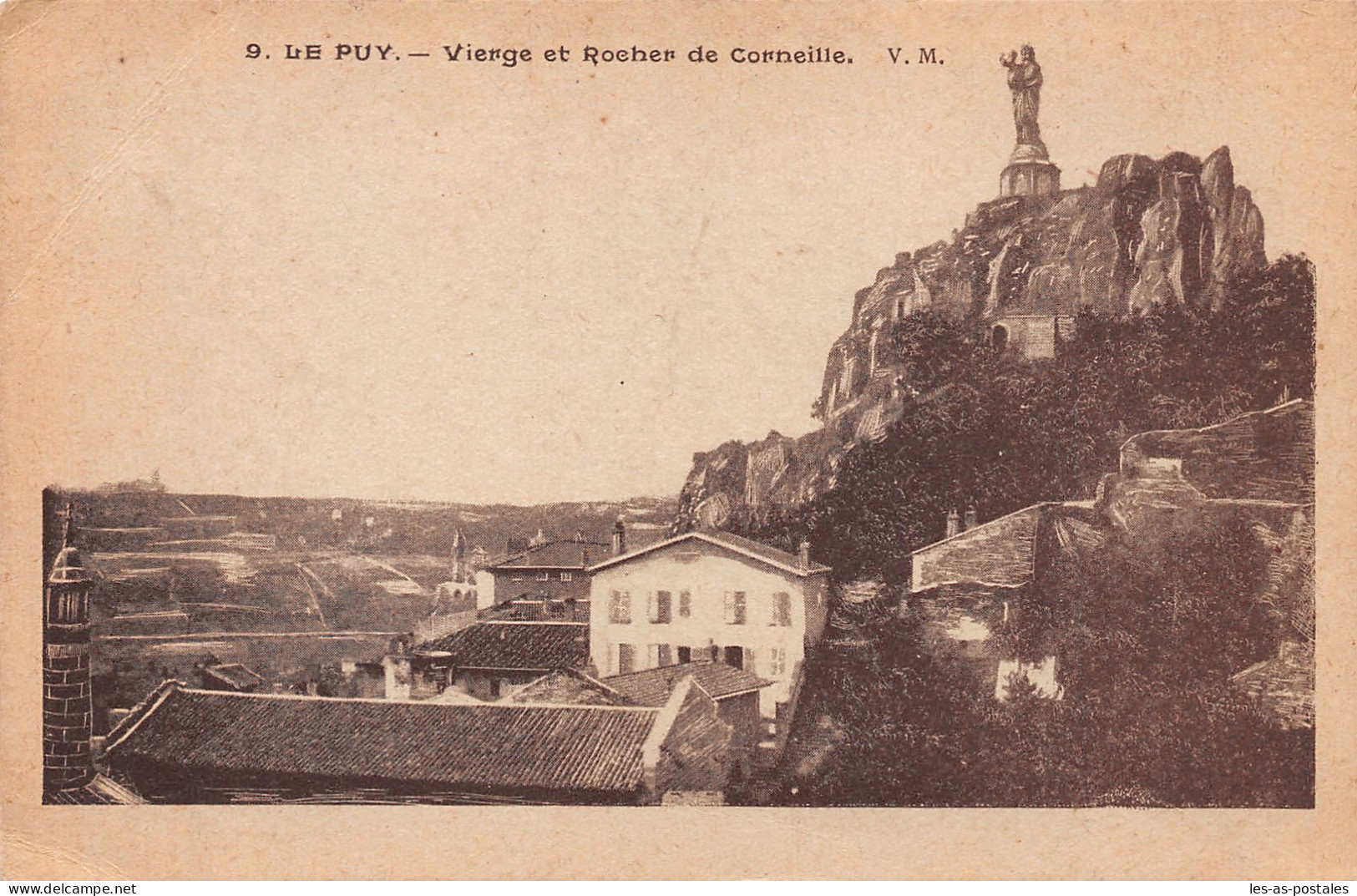 43 LE PUY VIERGE ET ROCHER - Le Puy En Velay