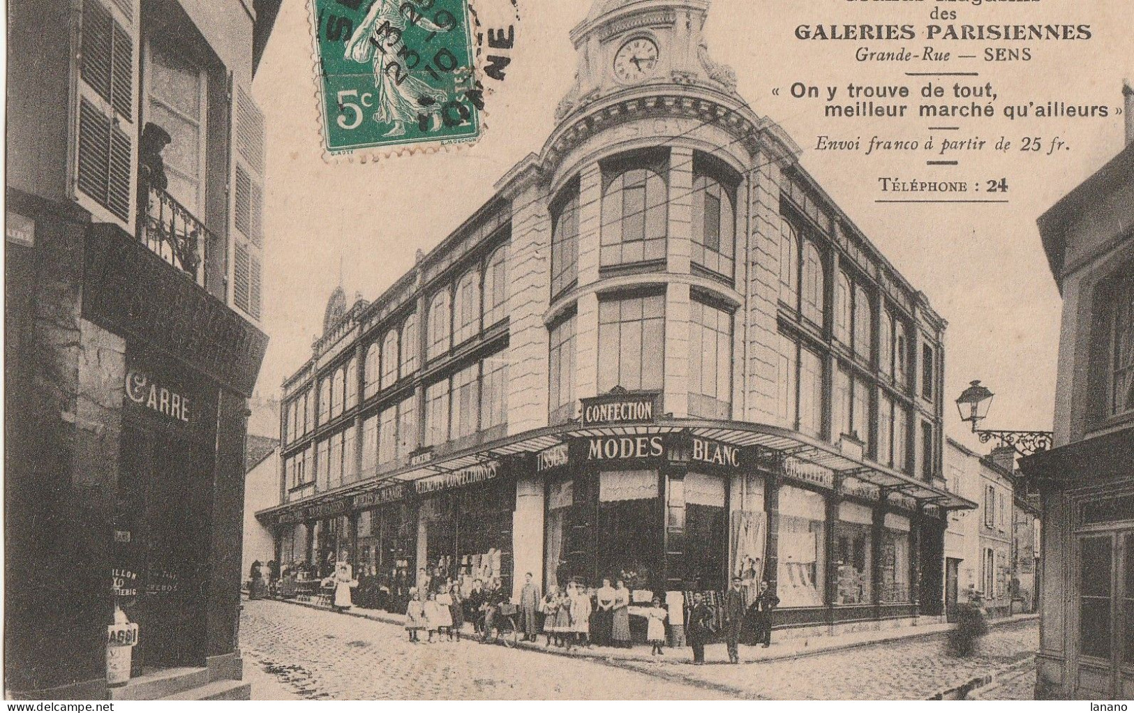 89 SENS GRANDS MAGASINS DES GALERIES PARISIENNES GRANDE RUE - Sens